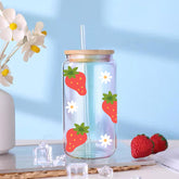 UV DTF Cup Wraps – 7 Sheets for 16oz Glass Cups, Decals & Craft Supplies (Fruit B)